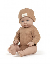 MINIKANE lėlės Bambinis bodis ir kepurė | Brown 